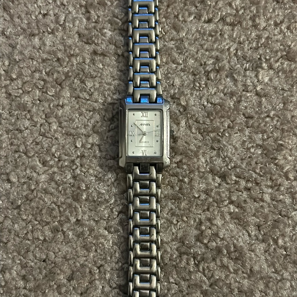 Annex women’s‎ vintage silver stainless steel bracelet watch one size
